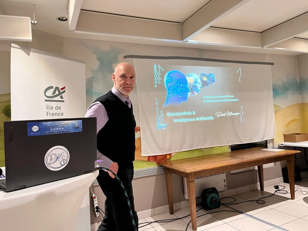 David Mesmacque en conférence sur l'intelligence artificielle