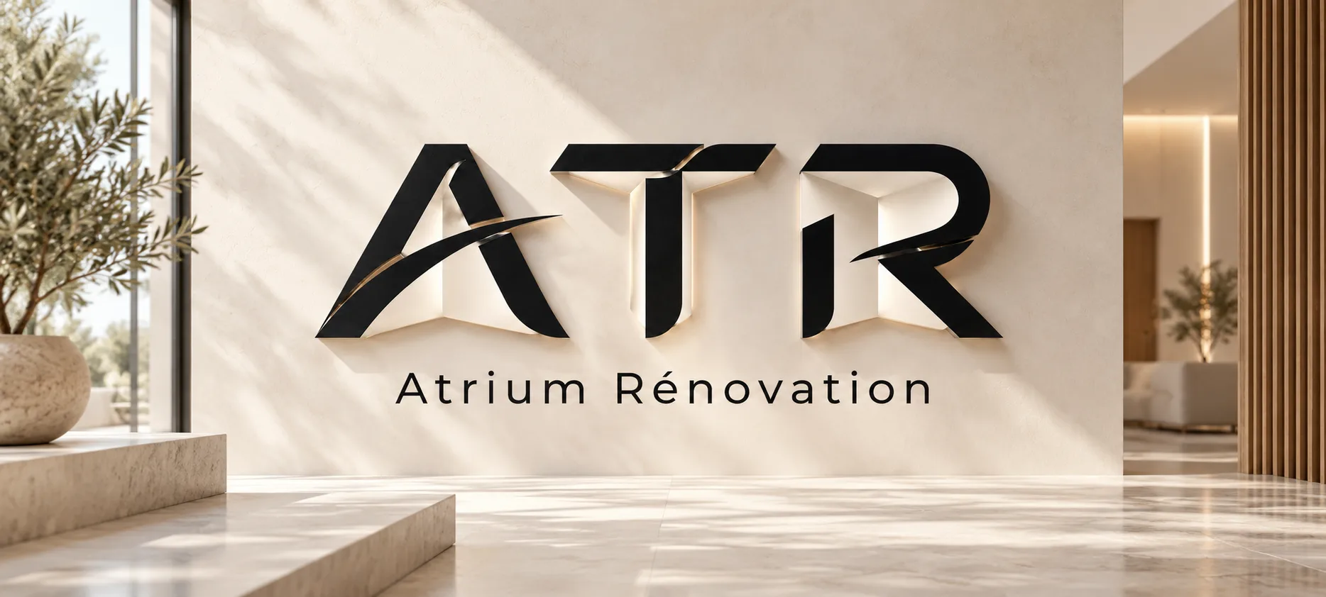 Atrium Rénovation : intérieur rénové haut de gamme, peinture et bâtiment